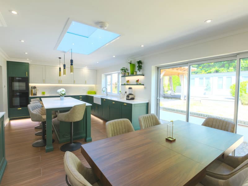 Bespoke kitchen with traditional dining room, Abbots Langley